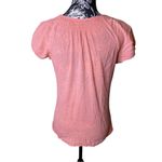 Macrame Lace Boho T Shirt Bohemian Hippie Floral Flower Sz Medium Orange Photo 1