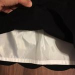 Lauren James NWT Scalloped Edge Solid Seersucker Skirt Size XS Black Photo 9