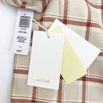 Aritzia Wilfred X Destiny Double Breasted Marisol Plaid Blazer Light Brown Tan Photo 7