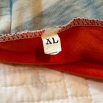 Old Navy Blue and White Striped Long Sleeve Tee with Coral Sleeves Size XL Photo 2