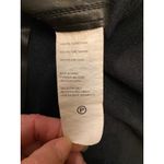 Peter Som  Women's Size 14 Black Faux Leather Belted Overcoat Trench Jacket Photo 4