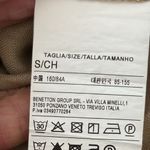 United Colors Of Benetton  Pure Linen Khaki Tan Button Up Shirt Photo 3