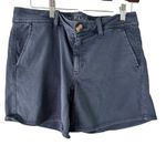 American Eagle American‎ Eagle Outfitters Super Stretch MIDI Shorts Womens Size 10 Blue Photo 10