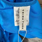 Trina Turk Bikini Swim Top Ruffle Tie Back Adjustable Straps Royal Blue 10 Photo 2