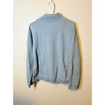 Fat Face Pullover Sweatshirt Womens Size L Blue Quarter Zip Long Sleeve Size L Photo 1