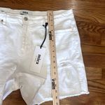 Mica Women's White Stretch Cutoff Jean Shorts NWT Size XL Photo 2