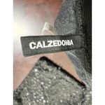 Calzedonia  Black Sequin Wide Leg Pants Sparkly Party Occasion Evening Small Photo 1