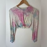 Beach Riot Marley Crop Top in Light Tie Dye in Size XS Photo 1