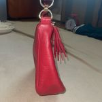 Ganson red faux leather bag purse EUC cute! Photo 8