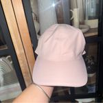 Topknot performance ponytail opening baseball cap magnetic hat light blush Pink Photo 1