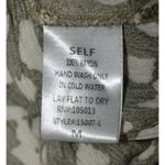 Andree by Unit  Ladies M Leopard Print Olive Green & Cream Rayon Blouse Top Cute Photo 10