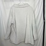 EUC Cloud women’s solid white soft fuzzy plush cowl neck long sleeve lounge top Size 2X Photo 5