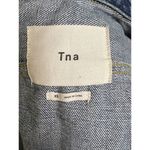 Aritzia  TNA The Tina Crop Washed Denim Light Blue Jacket Biker Style Size XS Photo 8