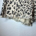 KANCAN Leopard Print Women's Shorts 97% cotton Thank Black Photo 3