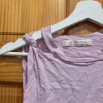 We The Free  Size Small Light Purple Knotted Shoulder Tank Top. Photo 3