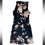 Rampage Vintage  Mini Dress S Floral Bodycon Cocktail LBD Y2K 90s 2000s Cowl Neck Photo 1