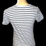 Madewell  black and white striped top Photo 6