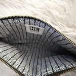 Anthropologie HECHIZO x  Black Bag Clutch Purse Faux Leather Tassels Boho Photo 5