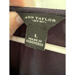 Ann Taylor Ann Taylor Purple Wrap Blouse Large Shirt Top Button L Work Office Womens L Photo 3