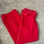 BCBGMAXAZRIA Vintage Red Flare Leg pants Photo 3