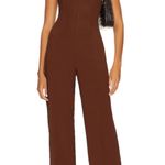 Lovers + Friends Revolve  Abby Jumpsuit in Chocolate Brown Photo 0