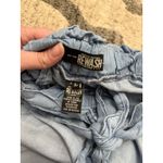 REWASH  high rise paperbag waist shorts NWT Sz Large (juniors)‎ Light Wash Photo 4