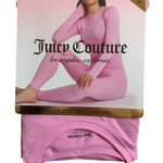 Juicy Couture  Pink Seamless Set long sleeve top and leggings size medium Photo 0