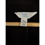NWT Time & Tru Black Single Button V Neck Stretchy Blazer Jacket Women’s Size XL Photo 4