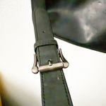 Pendleton  | Long Tote Foldover Bag Crossbody Wool Leather Harding Black Gray Photo 3