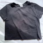 All In Motion  Black Textured Tee Photo 0