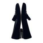 Jon Josef Black Velvet Gatsby Embroidered Skull Flat Loafers Shoes Size 7.5 Photo 9