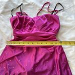 Speechless Vintage  Women’s Sz S Mini Pink Dot Dress Bow Halter Y2K Barbie Fairy Photo 6