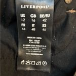 Liverpool Faux Suede Jeans Women’s Size 12 Latte Brown 5 Pocket Skinny Pants Tan Photo 2