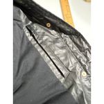 SAM New York Black Coated Cotton Puffer Parka Fur Trim Hood Jacket XS Cozy Luxe Photo 15