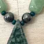 Aventurine hematite pendant necklace Photo 4