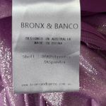 Bronx and Banco  Zoe Lame Gown Cocktail Maxi Dress Purple Size‎ XS Photo 9