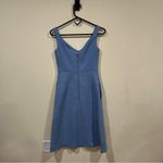 EUC Carven blue dress Open V Photo 4