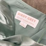 Birdy Grey  Monica Dress Shiny Satin Sea Glass halter slit dress Photo 5