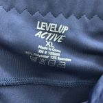 Level Up Active Blue 2 Zippered Pockets 3 Quarter Length Crop Legging Womens XL Photo 7
