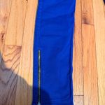 Rag and Bone Vintage Y2K Electric blue colorful moto biker zippers skinny jean 27 Photo 3