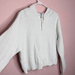 525 America The Alli Distressed Relaxed Hooded Sweater White Women’s. Size M Size M Photo 2