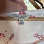 Lucky Brand  Shirt Lightweight Short Flutter Sleeve Tee Size Medium White Multi Photo 5