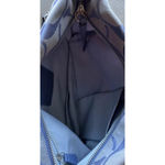 Coach Vintage  Blue Carly Women’s Handbag Purse Bag Signature Print Canvas F15068 Photo 12