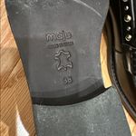 Maje  Leather studded loafers size 38 7.5 USA Photo 4