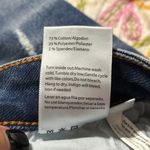 RISEN women’s size 7/28 button fly jeans favorite day mid rise cropped flare Blue Photo 11