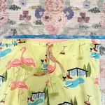 Nick & Nora VTG  Womens Retro Pink Flamingo Pants Size Large Capris Loungewear Photo 3