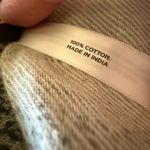 Talbots  Paisley Scarf Abstract Blocks All-Over Print 100% Cotton Office Travel Photo 9