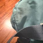 Prada  nylon backpack y2k 2000s in green with leather trim and silver-tone small Photo 15