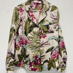 Tommy Bahama  Women's Size Small Pajama Long Sleeve Shirt Floral Photo 0