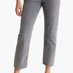Rag and Bone Maya Ankle Slim High-Rise Rigid Jeans Callie LIGHT Gray Womens Size 2 Photo 0